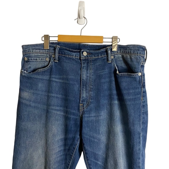 Levi's 513 Men's Medium Indigo Slim Straight Denim Jeans - Picture 2 of 8